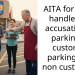 AITA for how I handled an accusation of parking in customer parking as a non customer?