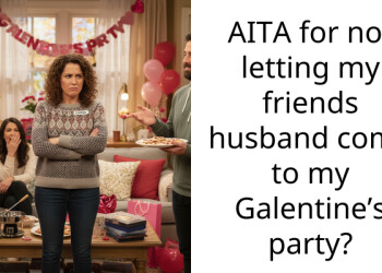 AITA for not letting my friends husband come to my Galentine’s party?