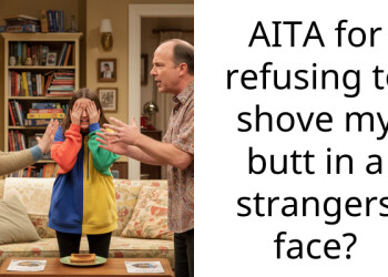 AITA for refusing to shove my b**t in a strangers face?