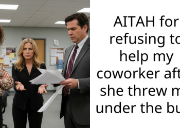 AITAH for refusing to help my coworker after she threw me under the bus?