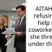 AITAH for refusing to help my coworker after she threw me under the bus?