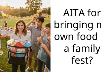 AITA for bringing my own food to a family fest?