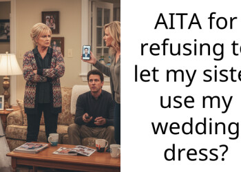 AITA for refusing to let my sister use my wedding dress?