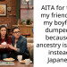AITA for telling my friends that my boyfriend dumped me because my ancestry is Korean instead of Japanese ?