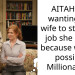 AITAH For wanting my wife to stay at a job she hates because we can possibly Millionaires?