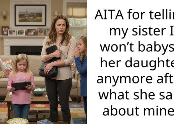 AITA for telling my sister I won’t babysit her daughter anymore after what she said about mine?