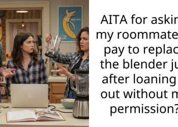 AITA for asking my roommate to pay to replace the blender jug after loaning it out without my permission?