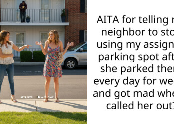 AITA for telling my neighbor to stop using my a*signed parking spot after she parked there every day for weeks and got mad when I called her out?