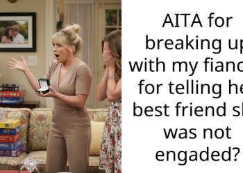 AITA for breaking up with my fiancee for telling her best friend she was not engaded?
