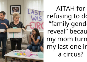 AITAH for refusing to do a “family gender reveal” because my mom turned my last one into a circus?