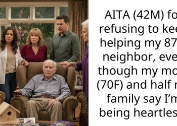 AITA (42M) for refusing to keep helping my 87M neighbor, even though my mom (70F) and half my family say I’m being heartless?