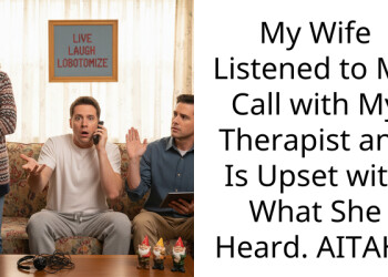 My Wife Listened to My Call with My Ther***st and Is Upset with What She Heard. AITAH?