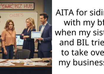 AITA for siding with my bf when my sister and BIL tried to take over my business?