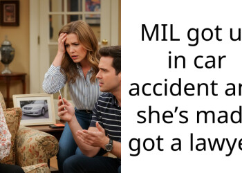 MIL got us in car accident and she’s mad I got a lawyer