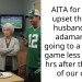 AITA for being upset that my husband was adamant on going to a football game less than 24 hrs after the birth of our child