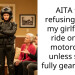 AITA for refusing to let my girlfriend ride on my motorcycle unless she’s fully geared up?