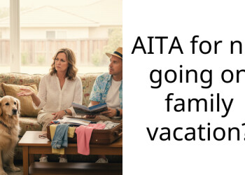 AITA for not going on family vacation?