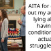 AITA for calling out my aunt for lying about having a condition that I actually struggle with?