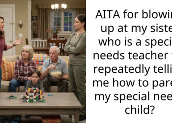 AITA for blowing up at my sister who is a special needs teacher for repeatedly telling me how to parent my special needs child?