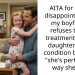 AITA for being disappointed that my boyfriend refuses to get treatment for his daughter’s skin condition because “she’s perfect the way she is” ?