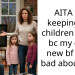AITA for keeping my children home bc my exes new bf talks bad about me?