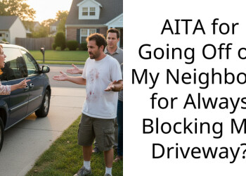 AITA for Going Off on My Neighbour for Always Blocking My Driveway?
