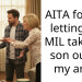 AITA for not letting my MIL take my son out of my arms