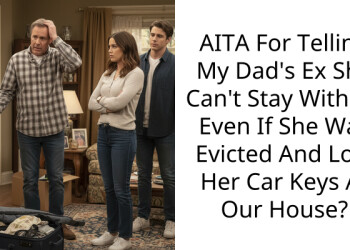 AITA For Telling My Dad’s Ex She Can’t Stay With Us Even If She Was Evicted And Lost Her Car Keys At Our House?