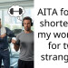 AITA for not shortening my workout for two strangers?