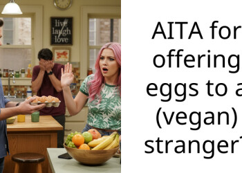 AITA for offering eggs to a (vegan) stranger?