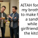 AITAH for telling my brother not to make himself a sandwich while my girlfriend cleans the kitchen?
