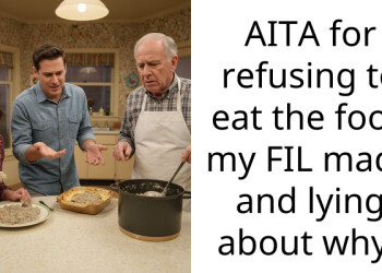 AITA for refusing to eat the food my FIL made and lying about why?
