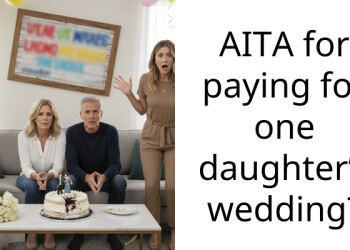 AITA for paying for one daughter’s wedding?