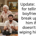 Update: AITAH for telling my boyfriend I’ll break up with him if he doesn’t start wiping his b**t?