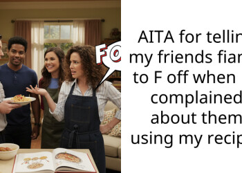 AITA for telling my friends fiance to F off when he complained about them using my recipe?