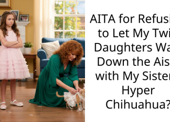 AITA for Refusing to Let My Twin Daughters Walk Down the Aisle with My Sister’s Hyper Chihuahua?