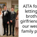 AITA for not letting my brother’s girlfriend be in our wedding family photo?