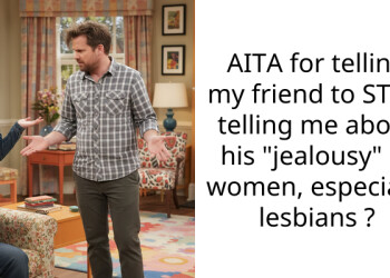 AITA for telling my friend to STOP telling me about his “jealousy” of women, especially lesbians ?