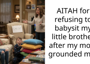 AITAH for refusing to babysit my little brother after my mom grounded me?