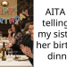 AITA for telling off my sister at her birthday dinner.