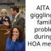 AITA for giggling at a family’s problems during an HOA meeting?