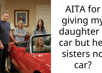 AITA for giving my daughter a car but her sisters no car?