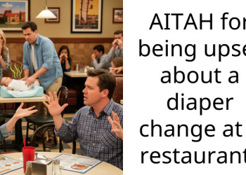 AITAH for being upset about a diaper change at a restaurant?