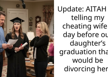Update: AITAH for telling my cheating wife a day before our daughter’s graduation that I would be divorcing her?