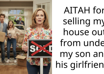 AITAH for selling my house out from under my son and his girlfriend?
