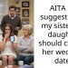 AITA for suggesting to my sister her daughter should change her wedding date?