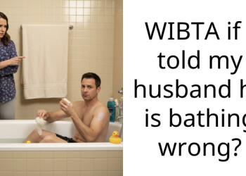WIBTA if I told my husband he is bathing wrong?