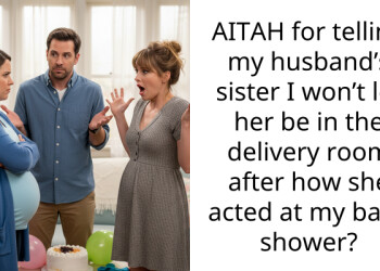 AITAH for telling my husband’s sister I won’t let her be in the delivery room after how she acted at my baby shower?