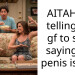 AITAH for telling my gf to stop saying my p**is is big?