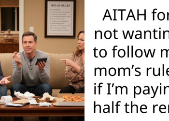 AITAH for not wanting to follow my mom’s rules if I’m paying half the rent